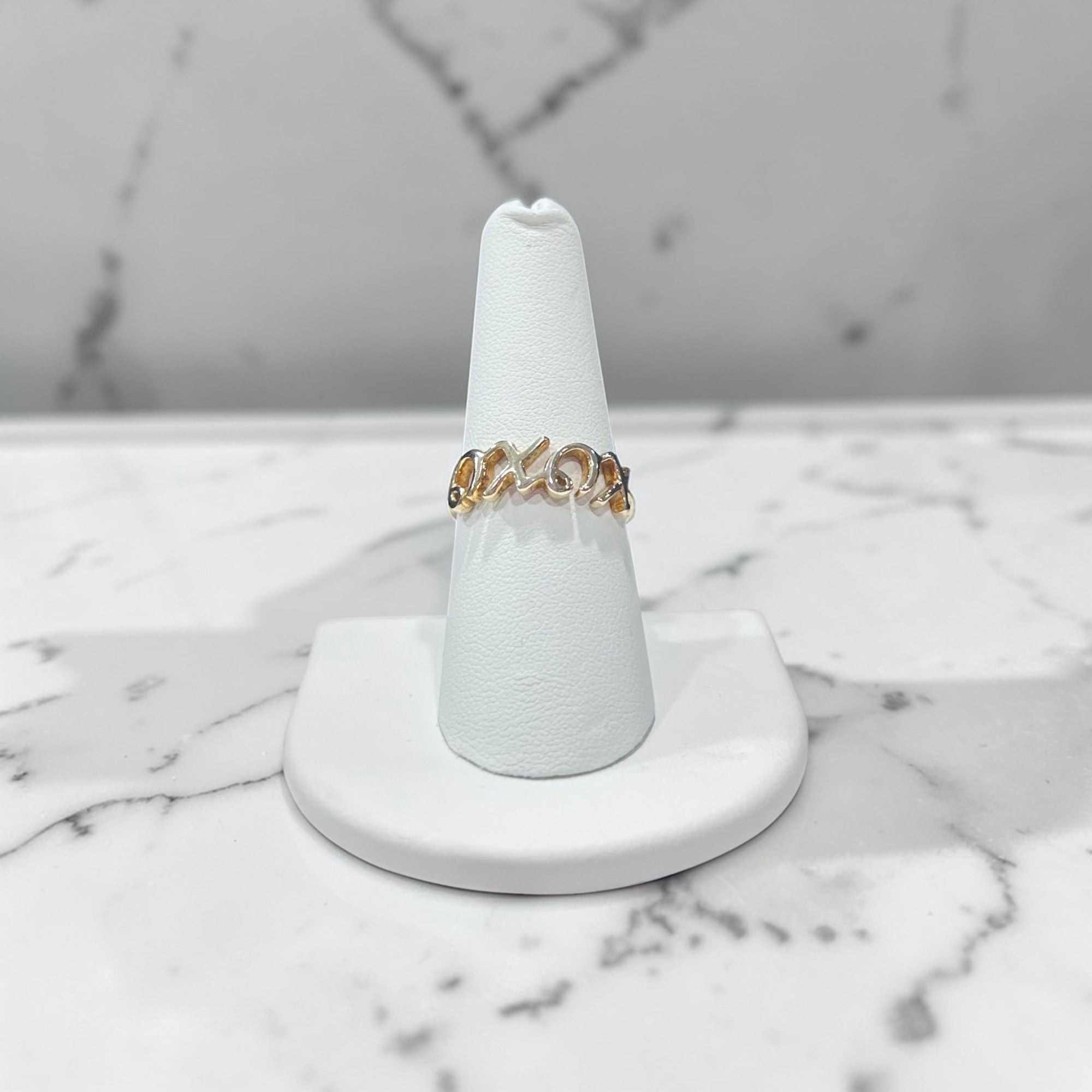 Sterling Silver XOXO Ring