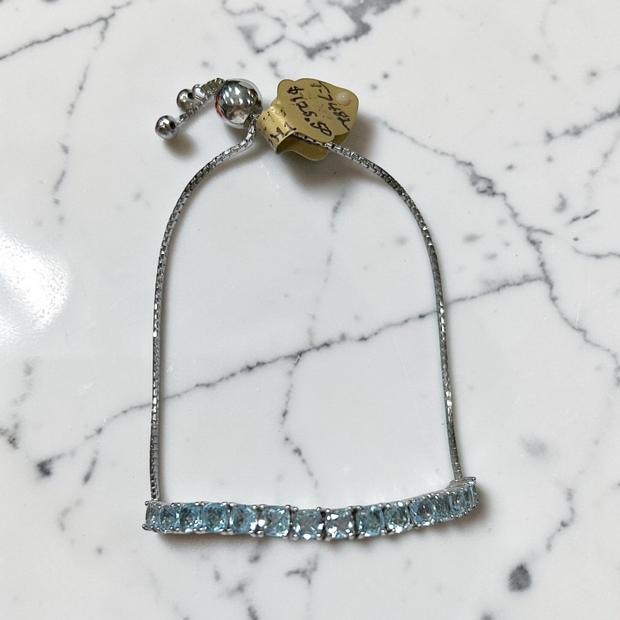 Sterling Silver Blue Topaz Bracelet