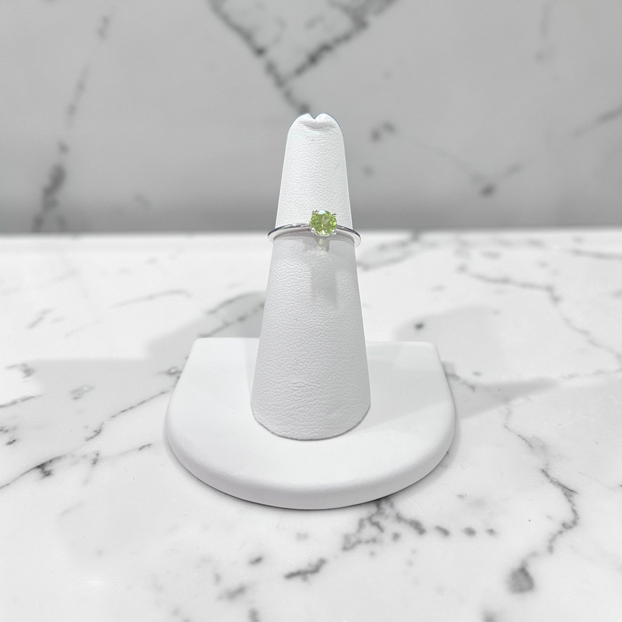 Sterling Silver Peridot Ring